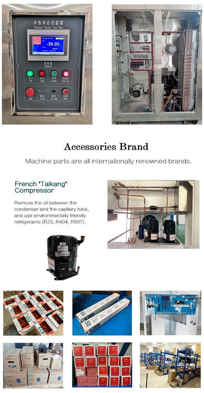 तापमान आर्द्रता सायक्लिंग चैंबर पर्यावरण जलवायु थर्मल शॉक टेस्ट मशीन 1