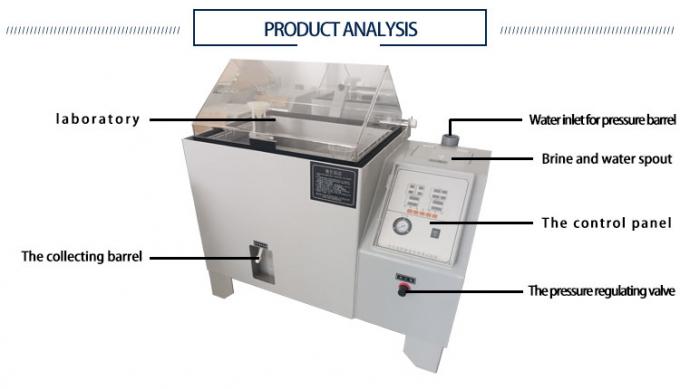 एएसटीएम बी117 उपकरण कोहरा नमक धुंध स्प्रे चैंबर नमक स्प्रे जंग परीक्षण उपकरण 2