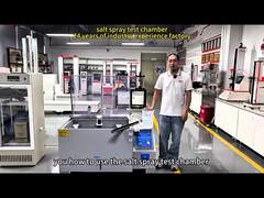 आपके लिए स्प्रे दूरी आयाम 120x100x50 के साथ SUS304 साल्ट स्प्रे टेस्ट चैंबर का परिचय