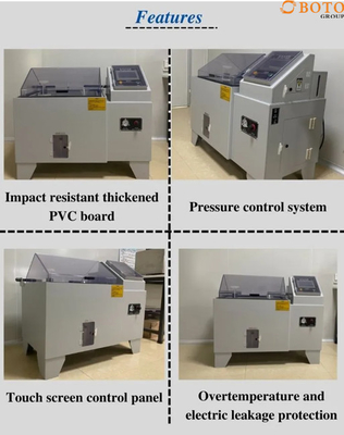 Salt Fog Test Chamber NSS ASTM-B117 Salt Spray Test For Zinc Plating B-SST-120L Saline Test Mehod 35±1 ℃