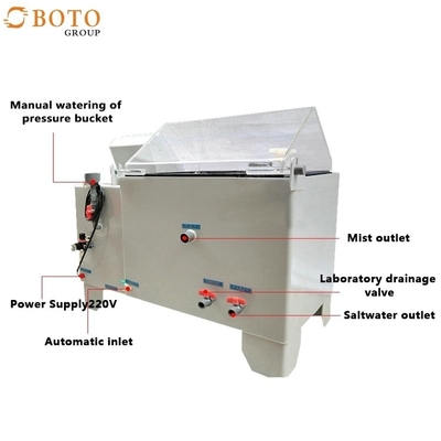 To test the reliability of corrosion resistance Salt Spray Test Chamber easy to clean