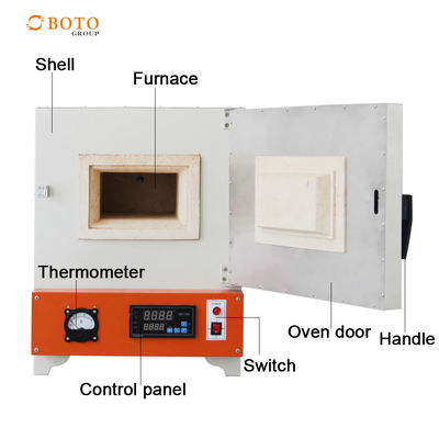 Programmable 20L 1100C Degree High Temperature Muffle Furnace Vacuum