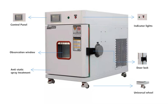 Over-temperature Protection Environmental Test Chambers with ±2.5% RH Humidity Accuracy