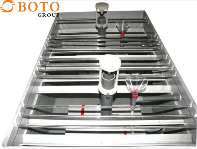 नमक स्प्रे संक्षारण परीक्षण कक्ष पीएलसी/पीसी नियंत्रण प्रणाली 0.3mm~0.8mm स्प्रे नोजल 0.2Mpa~0.4Mpa दबाव