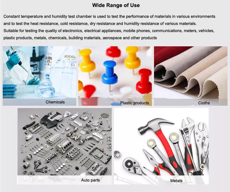 प्रयोगशाला सुखाने ओवन GB/T2423.1-2008 पर्यावरण परीक्षण कक्ष प्रोग्राम करने योग्य उच्च तापमान कक्ष