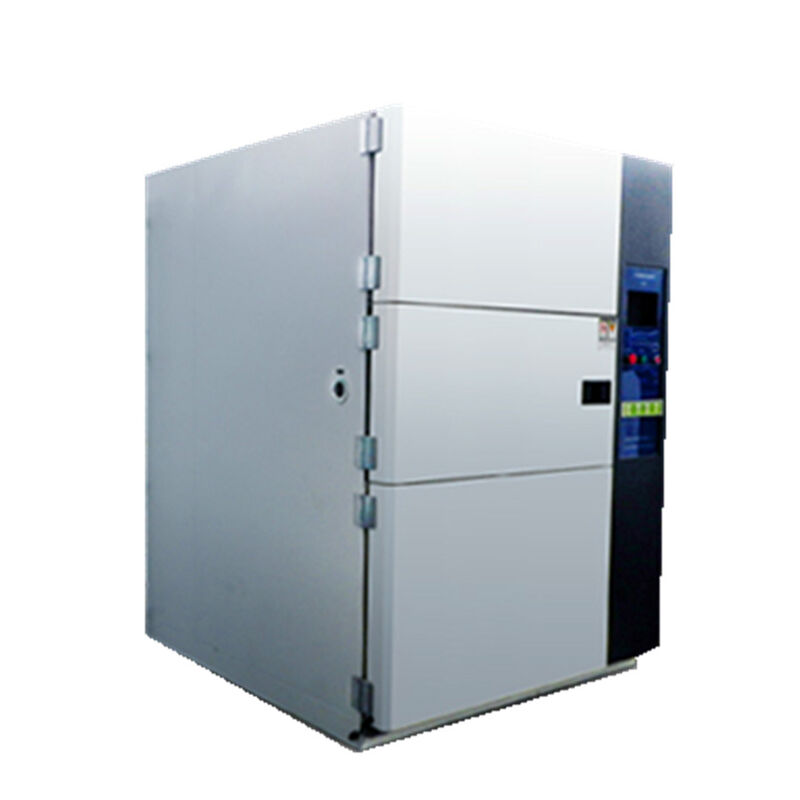 अनुकूलन योग्य और उच्च-प्रदर्शन तीन-बॉक्स थर्मल शॉक टेस्ट चैंबर, रक्षा, इलेक्ट्रॉनिक्स, फार्मा के लिए पीएलसी टचस्क्रीन नियंत्रण